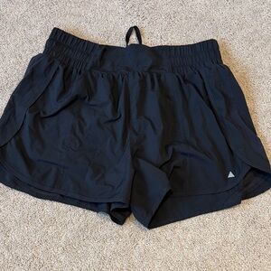 Balance Athletica Black breeze shorts size large thong liner